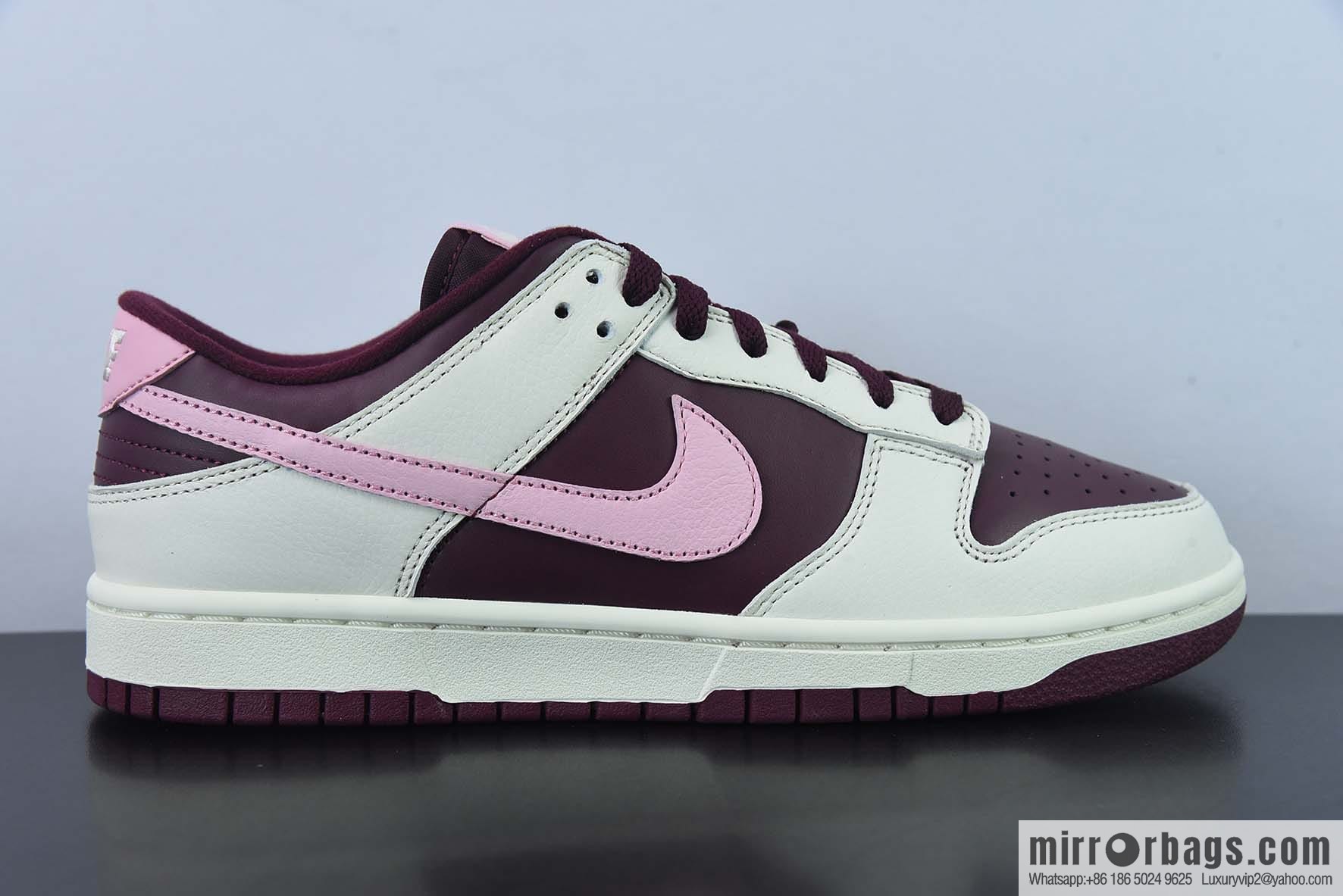 Nike SB Dunk Low dunk series Vintage low-top leisure sports skateboard shoes burgundy Valentine's Day item number: DR9705-100