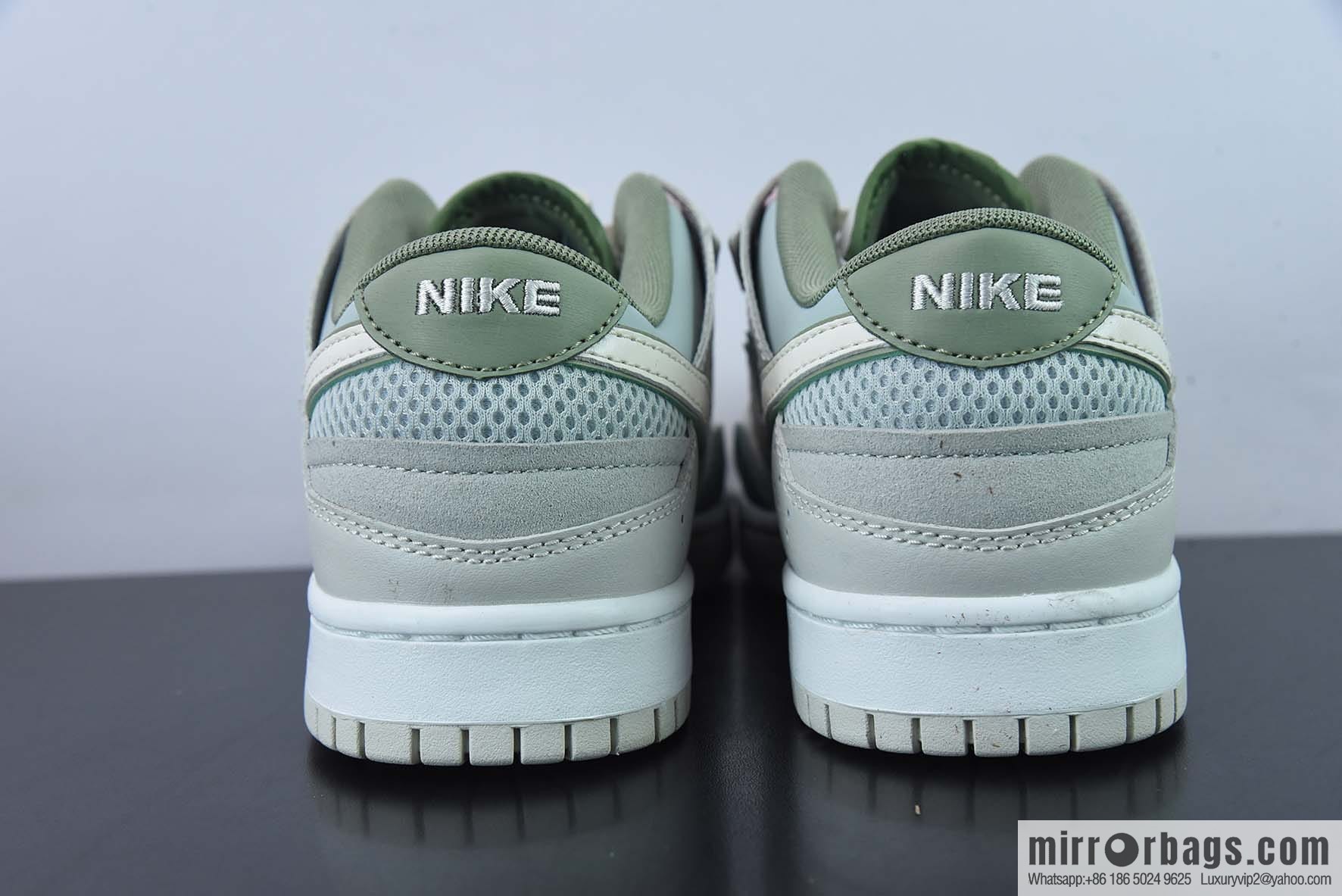 NK Dunk Scrap patchwork monster, white and green pink low-top casual board shoes, item number; DM0802-001