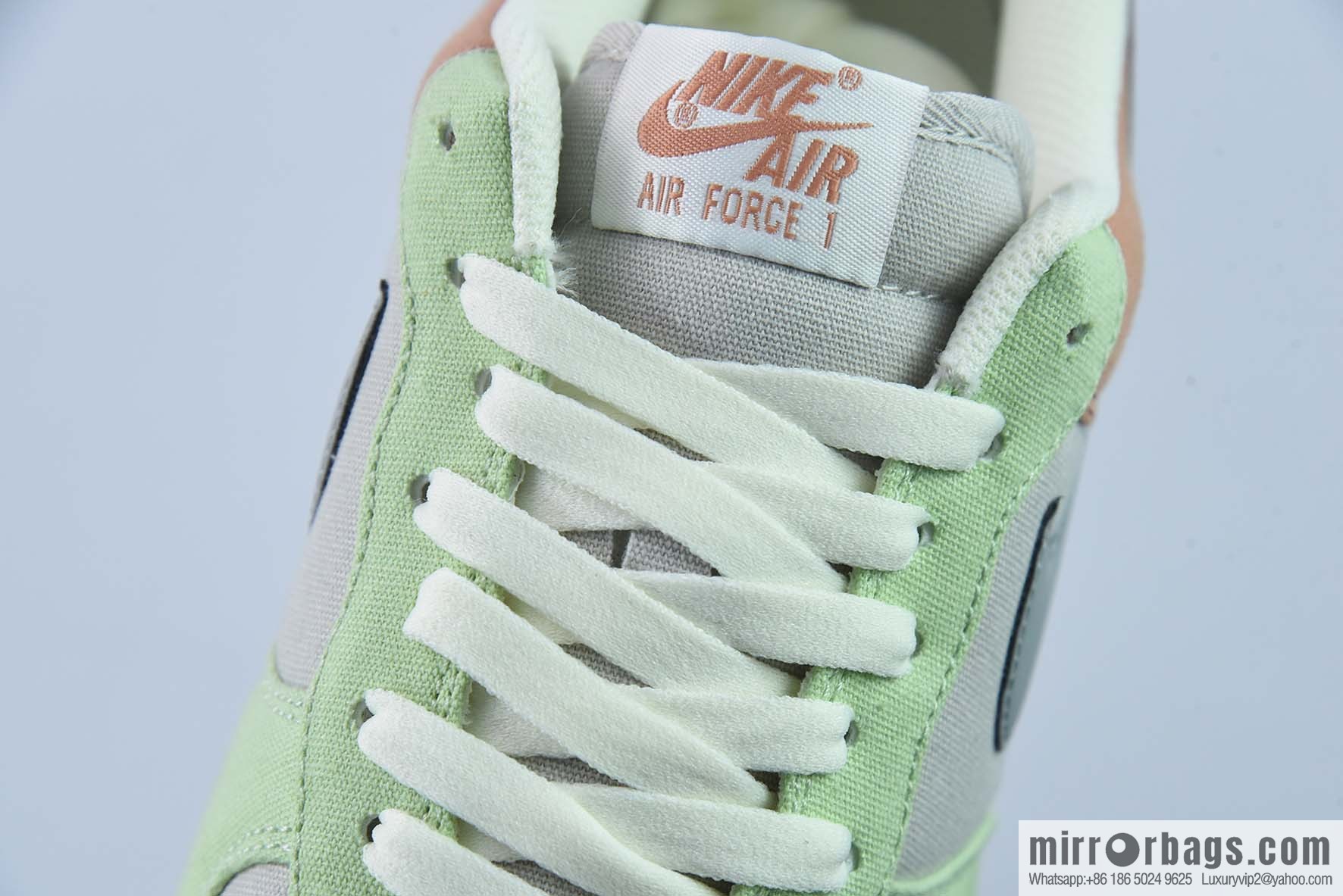 NIke Air Force 1 '07 Gray cyan cloth Air Force One low-top casual board shoes Item number: DG2296-015