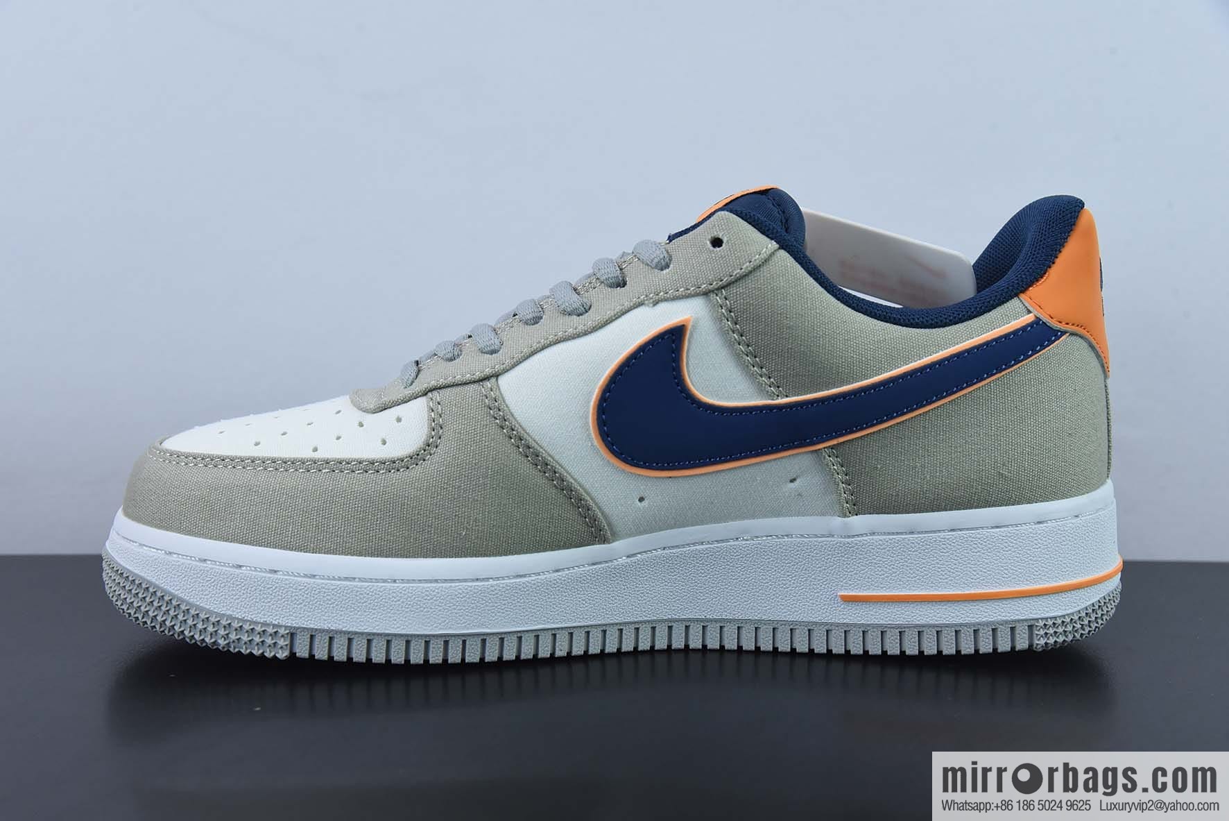 NIke Air Force 1 '07 double hook, cloth surface Air Force No. 1 low-top casual board shoes Item number: DG2296-021