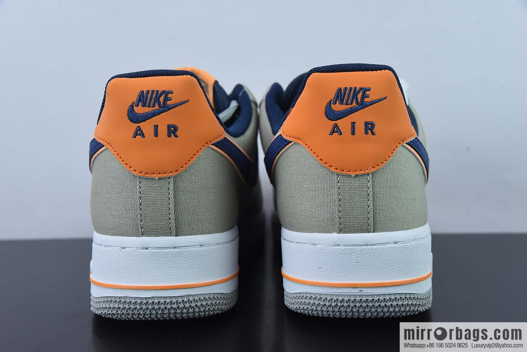 NIke Air Force 1 '07 double hook, cloth surface Air Force No. 1 low-top casual board shoes Item number: DG2296-021