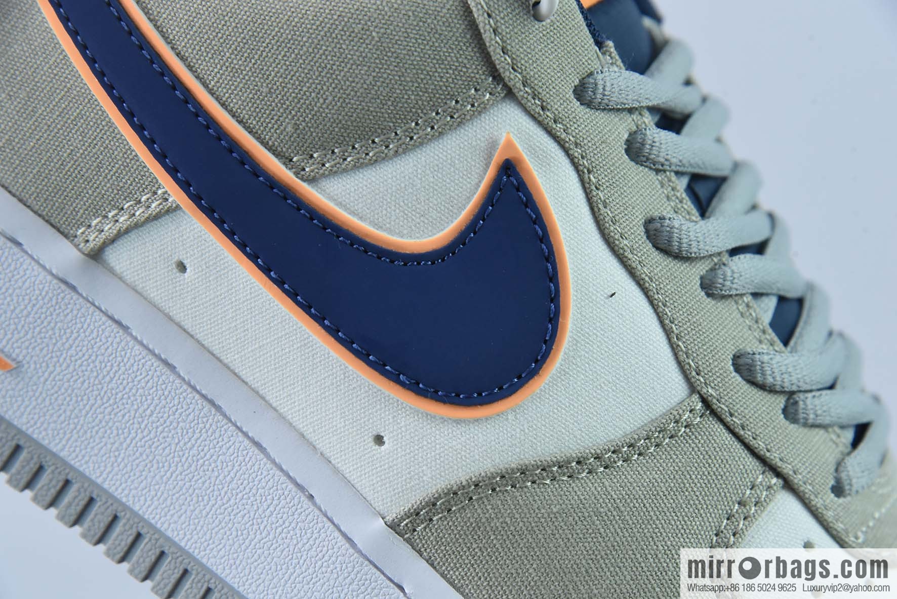 NIke Air Force 1 '07 double hook, cloth surface Air Force No. 1 low-top casual board shoes Item number: DG2296-021