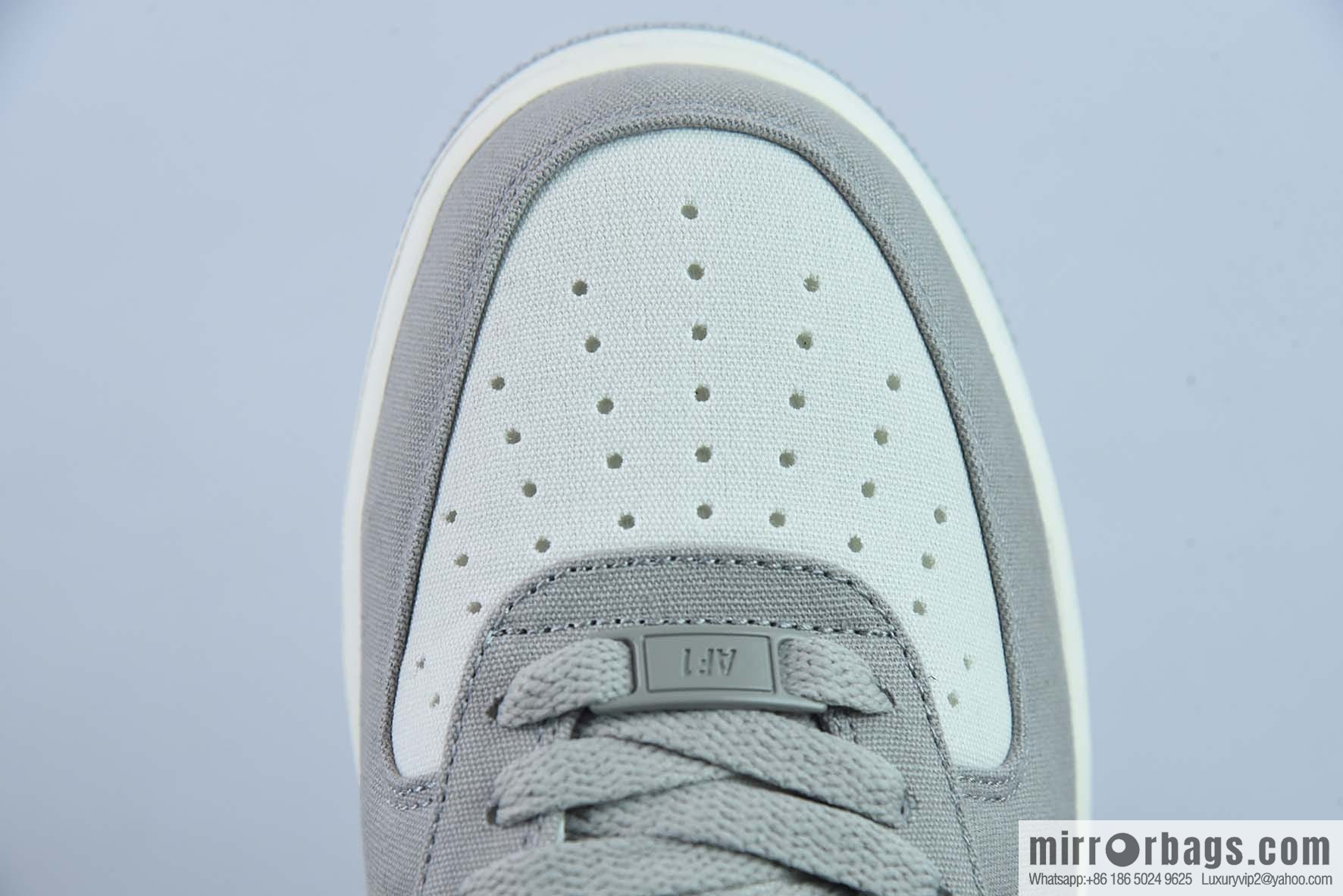 NIke Air Force 1 '07 light gray black cloth surface Air Force No. 1 low-top casual board shoes, item number: DG2296-023