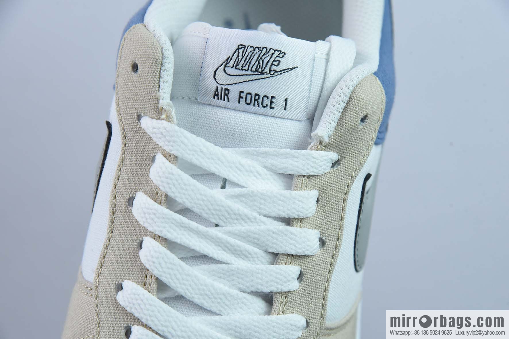 NIke Air Force 1 '07 Gray-blue cloth Air Force One low-top casual board shoes Item number: DG2296-018