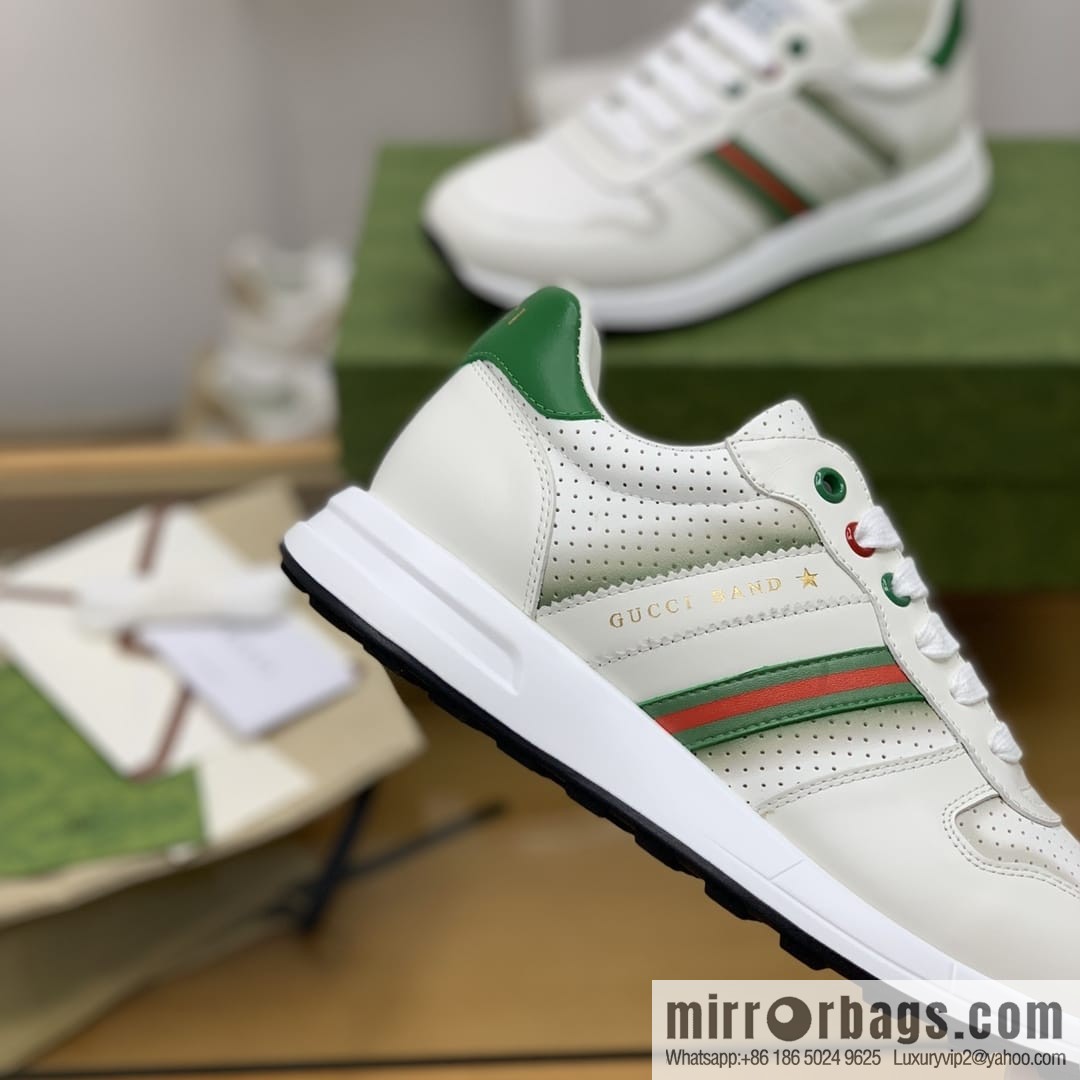 Gucci Gucci rubber outsole non-slip men's sports running shoes
