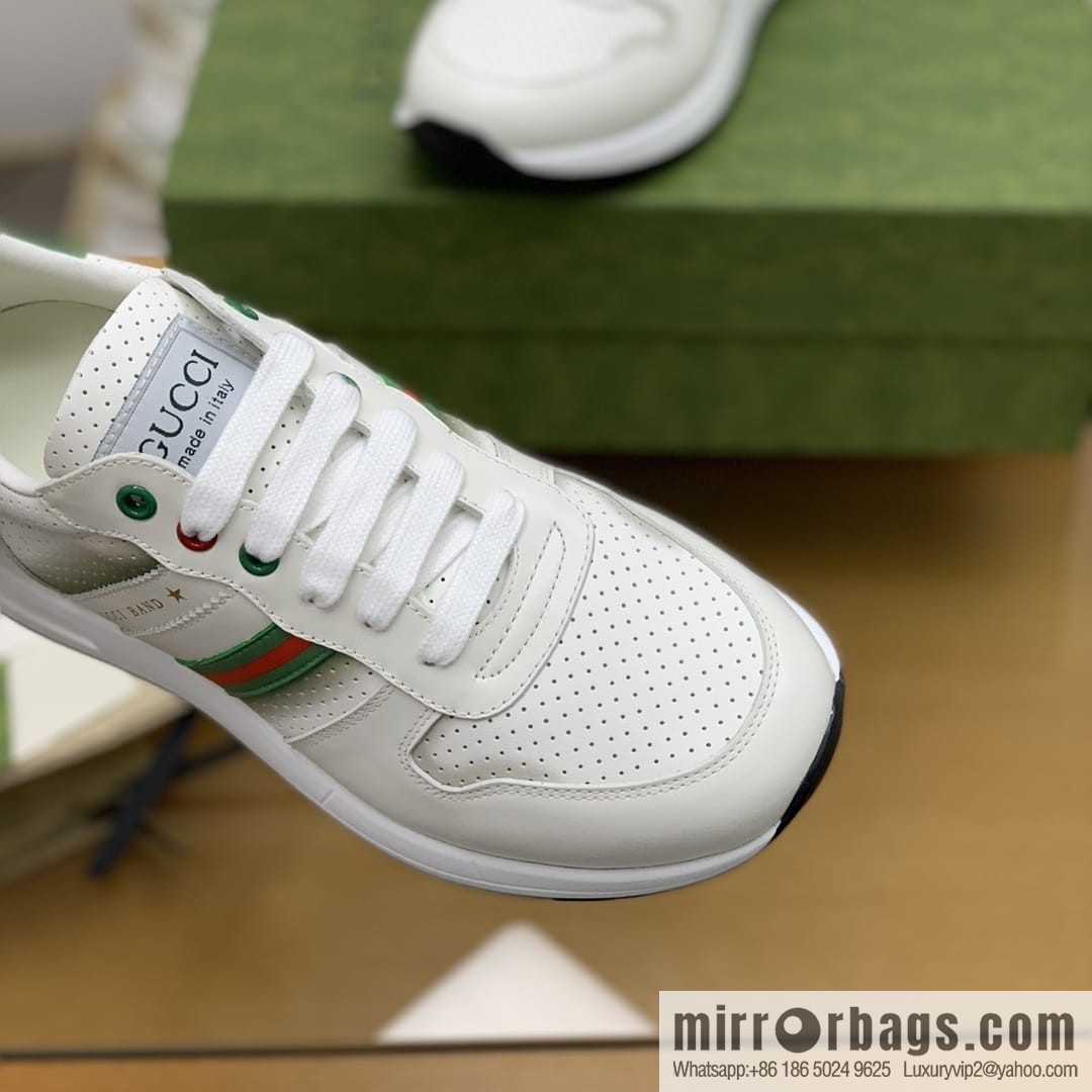 Gucci Gucci rubber outsole non-slip men's sports running shoes