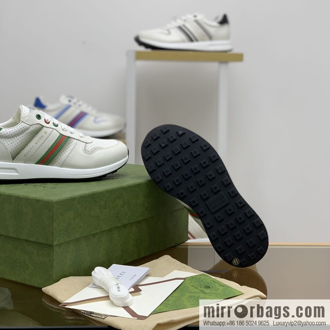 Gucci Gucci rubber outsole non-slip men's sports running shoes