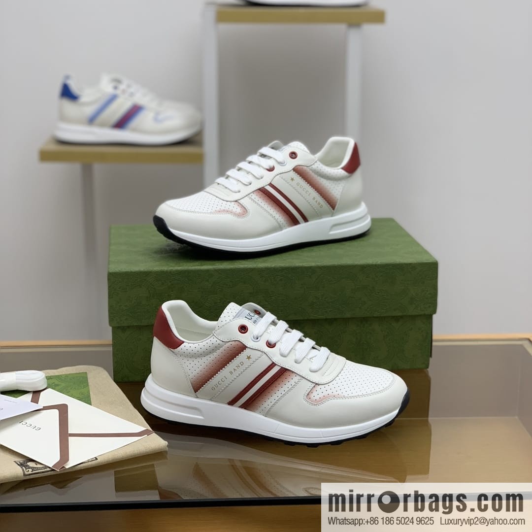 Gucci Gucci rubber outsole non-slip men's sports running shoes