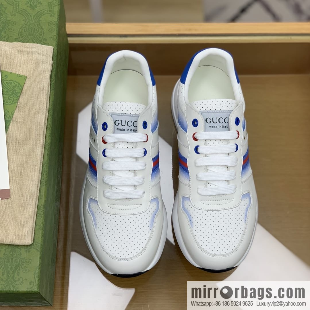 Gucci Gucci rubber outsole non-slip men's sports running shoes