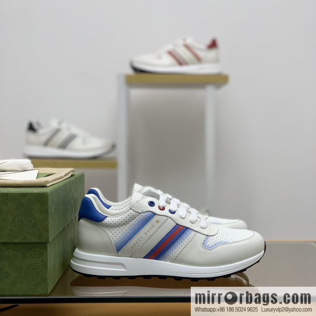 Gucci Gucci rubber outsole non-slip men's sports running shoes
