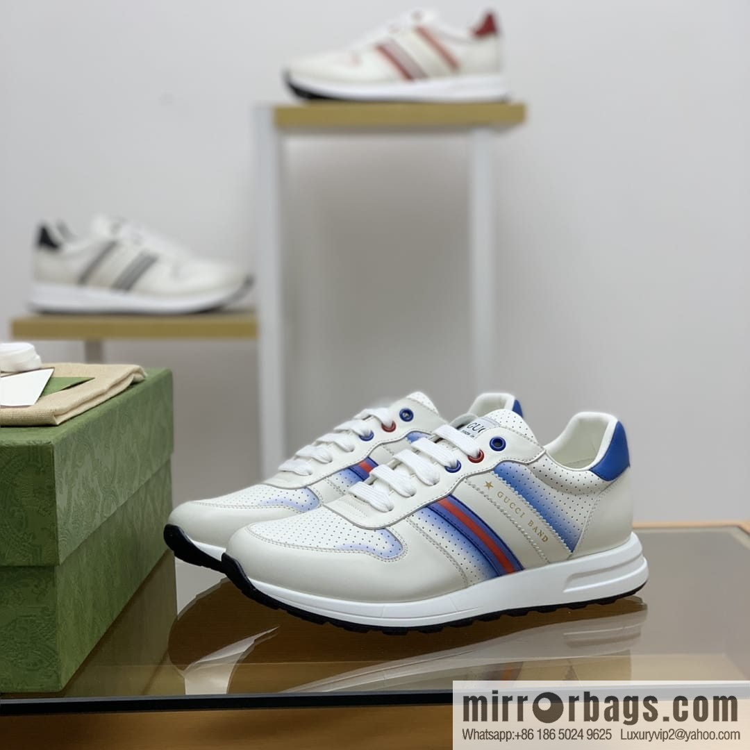 Gucci Gucci rubber outsole non-slip men's sports running shoes