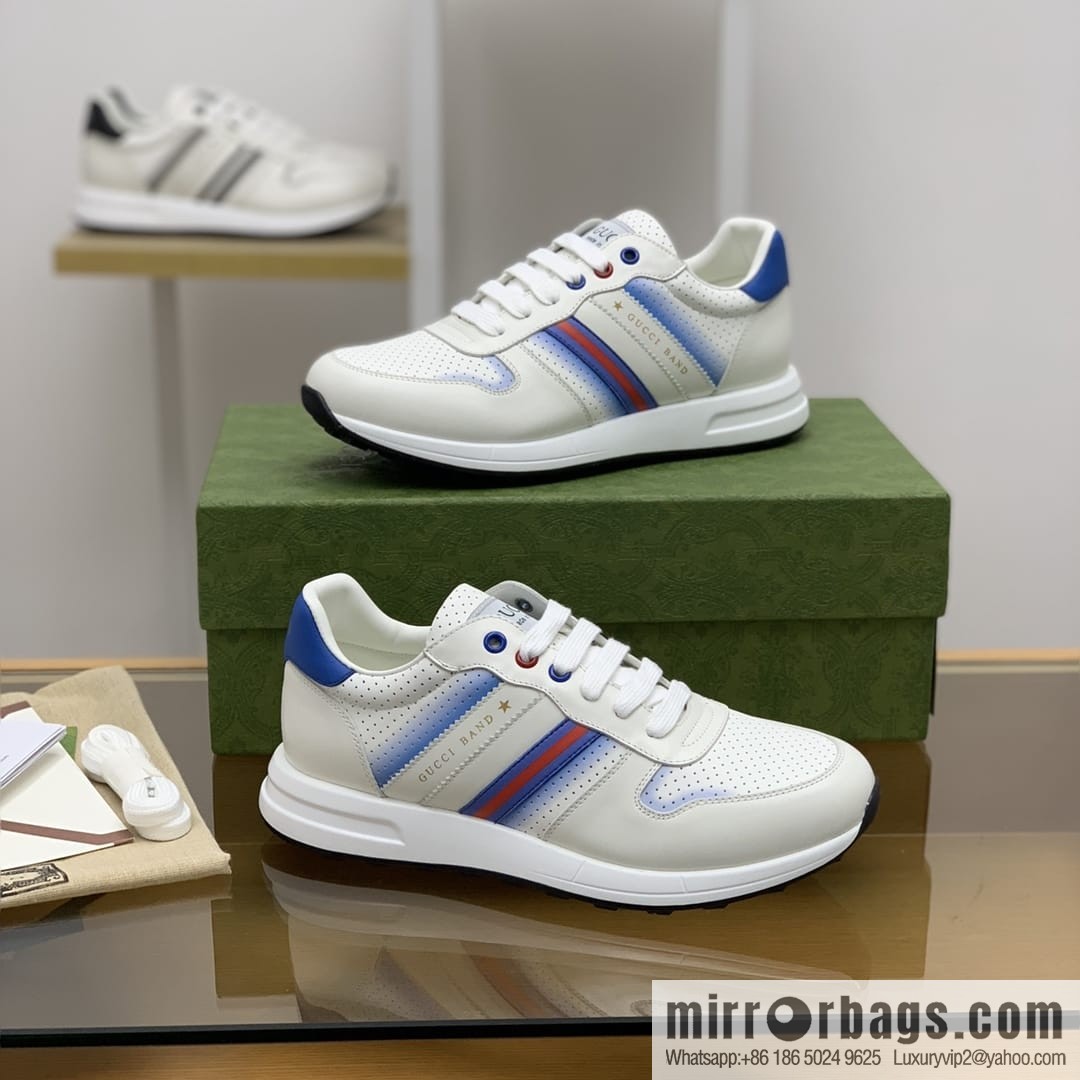 Gucci Gucci rubber outsole non-slip men's sports running shoes