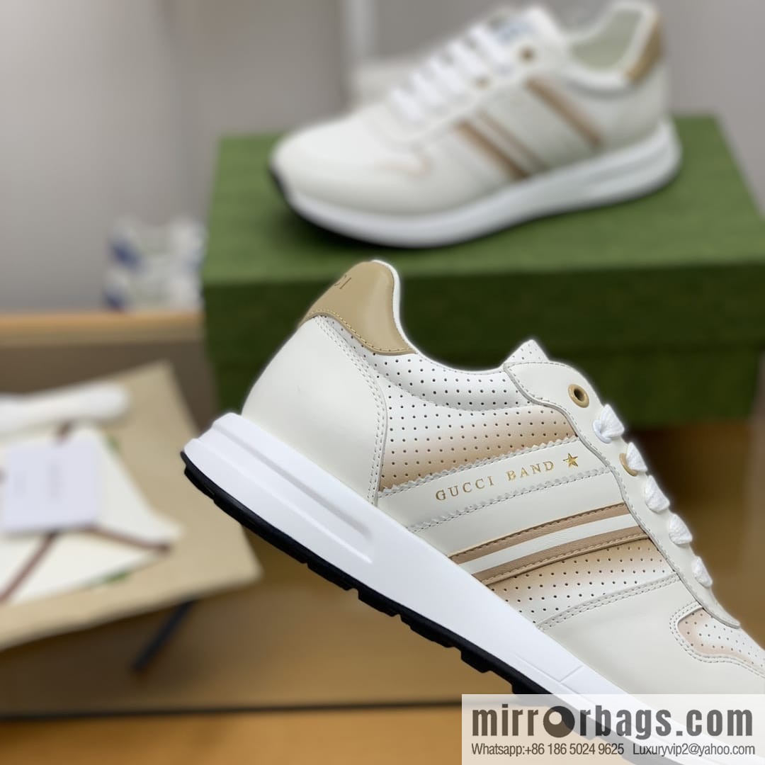 Gucci Gucci rubber outsole non-slip men's sports running shoes