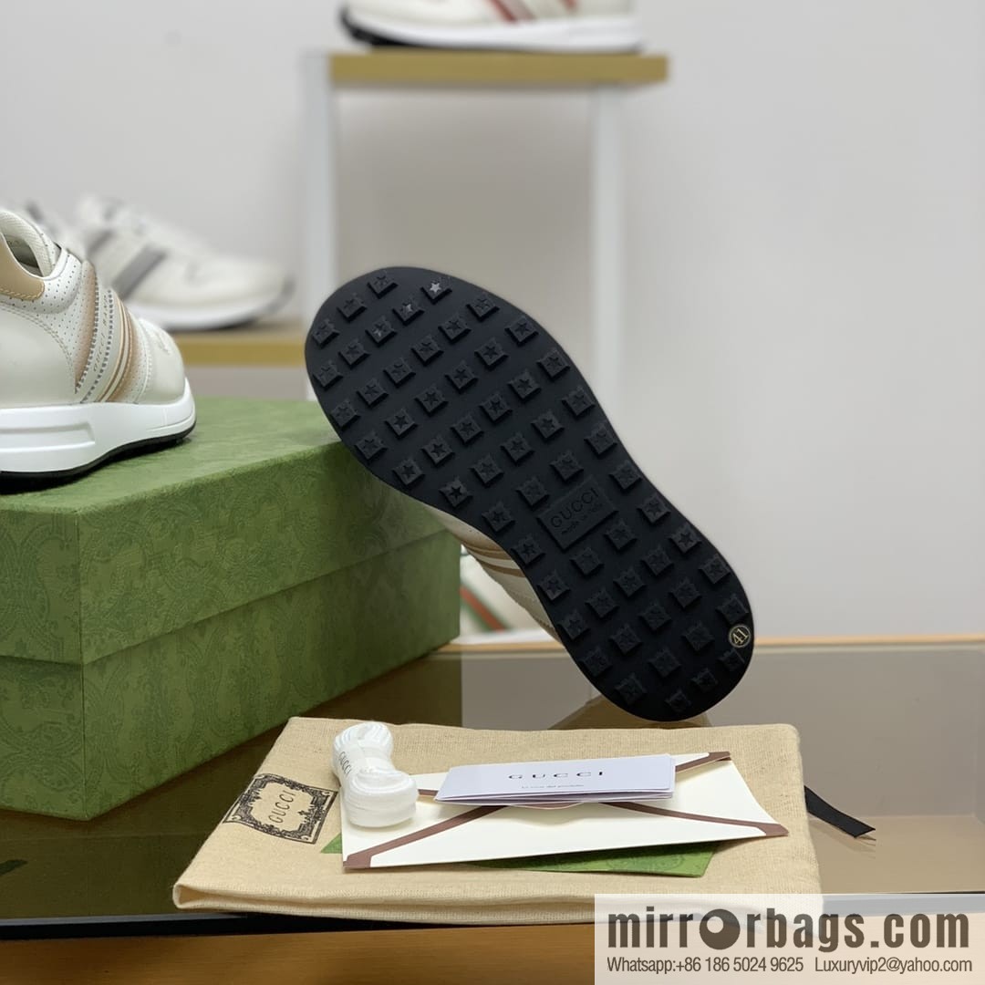 Gucci Gucci rubber outsole non-slip men's sports running shoes