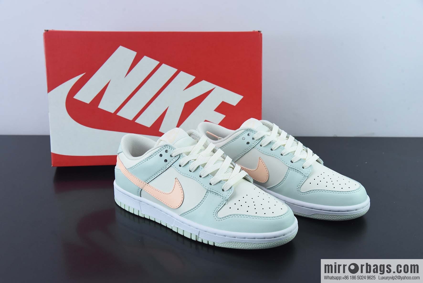 NK Dunk SB Low summer fresh, light pink mint green low-top casual board shoes, item number: DD1503-104