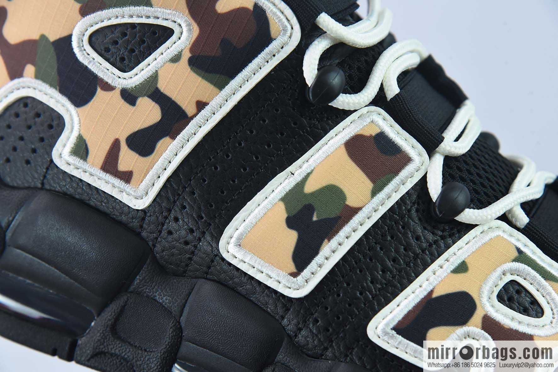 NK Air More Uptempo big AIR leather Vintage basketball shoes, official item number: CJ6122-001