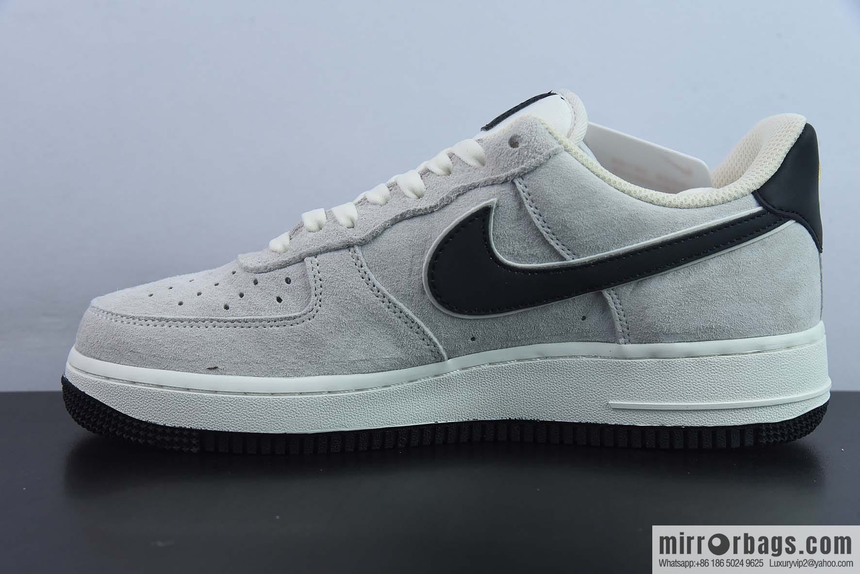 Nike Air Force 1 Low '07 small hook black suede, Air Force One low help item number: KK5636-810