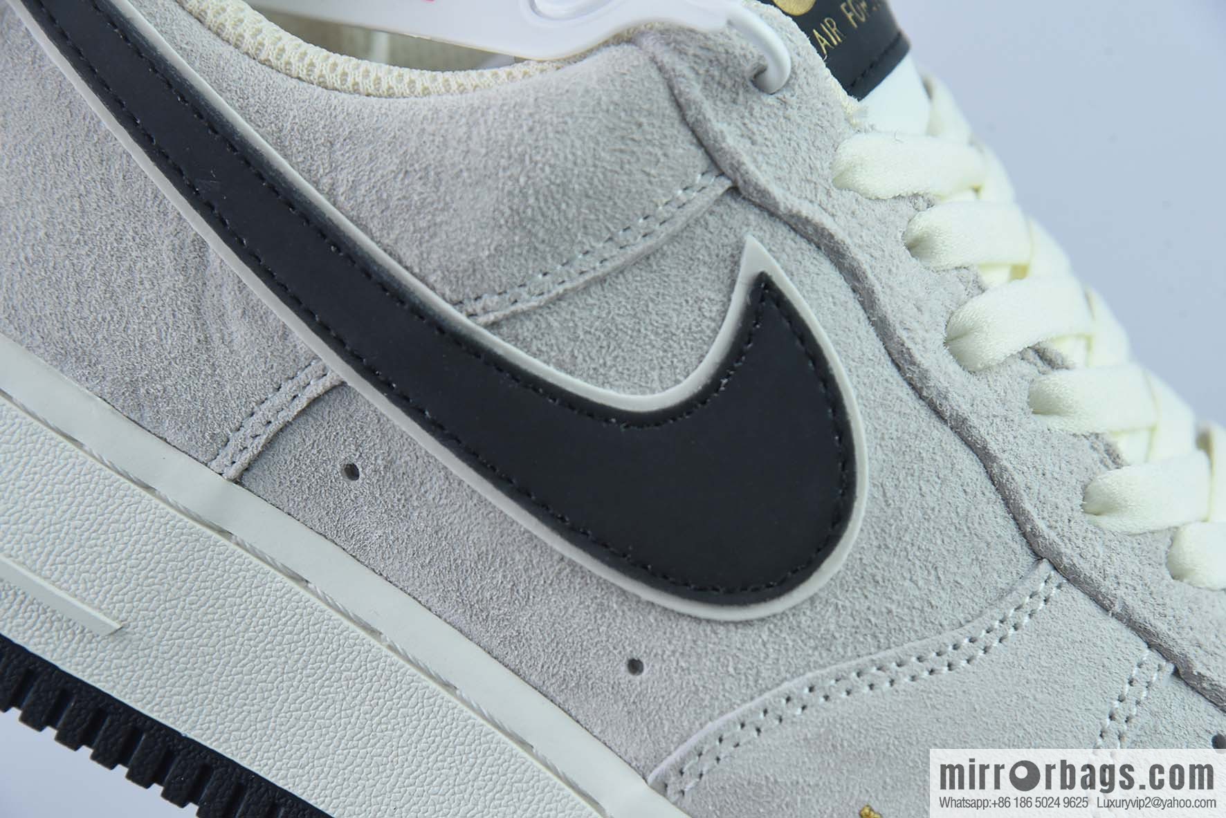 Nike Air Force 1 Low '07 small hook black suede, Air Force One low help item number: KK5636-810
