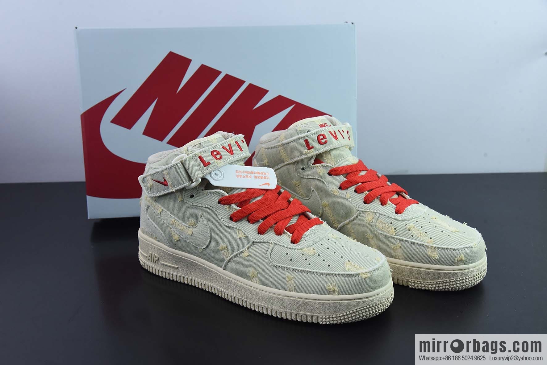 Air Force 1 '07 MID Levi's Levi's joint name, Air Force One Zhonggang, item number: 651122K