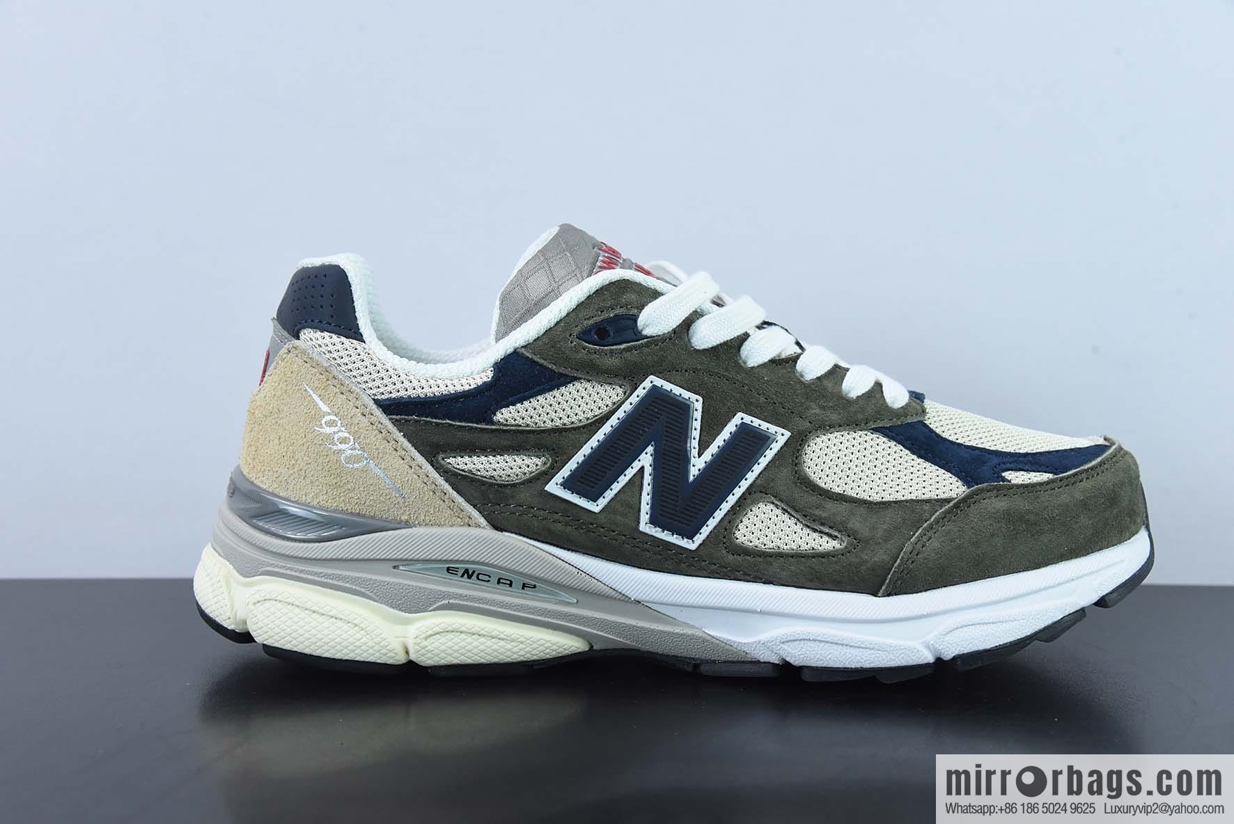 New Balance NB990 series, high-end American Vintage casual running shoes M990TO3