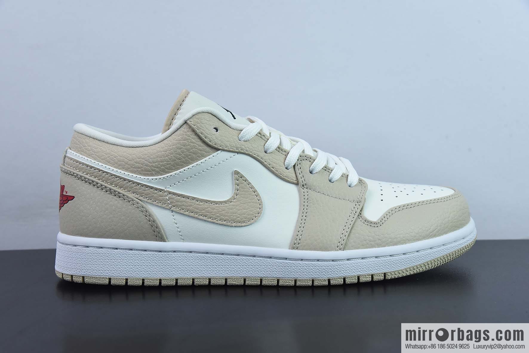 Air Jordan 1 Low sail white and yellow AJ1 Joe 1 Jordan series low-top casual sports shoes, item number: FB7168-121