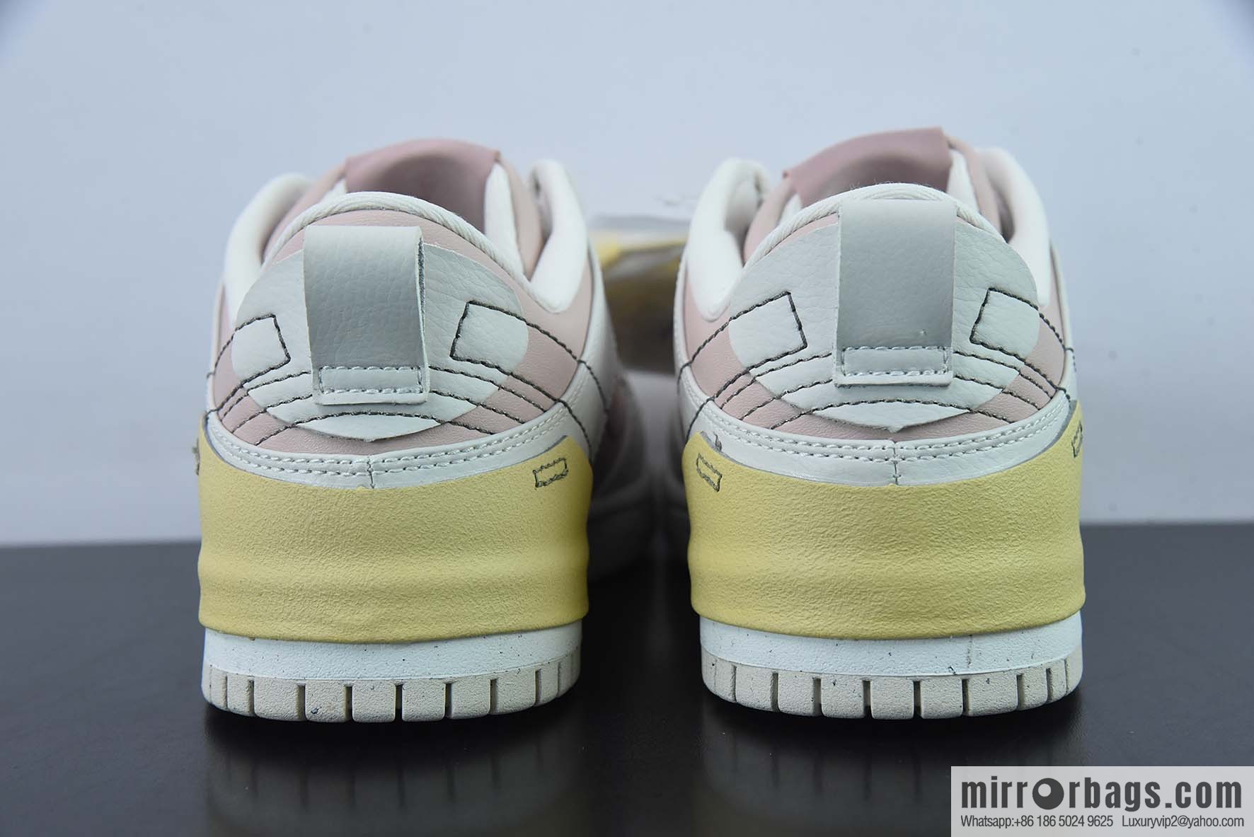 Nike Dunk Low Disrupt 2 white pink small Nike Swoosh low-top casual shoes, item number: DV4024-001