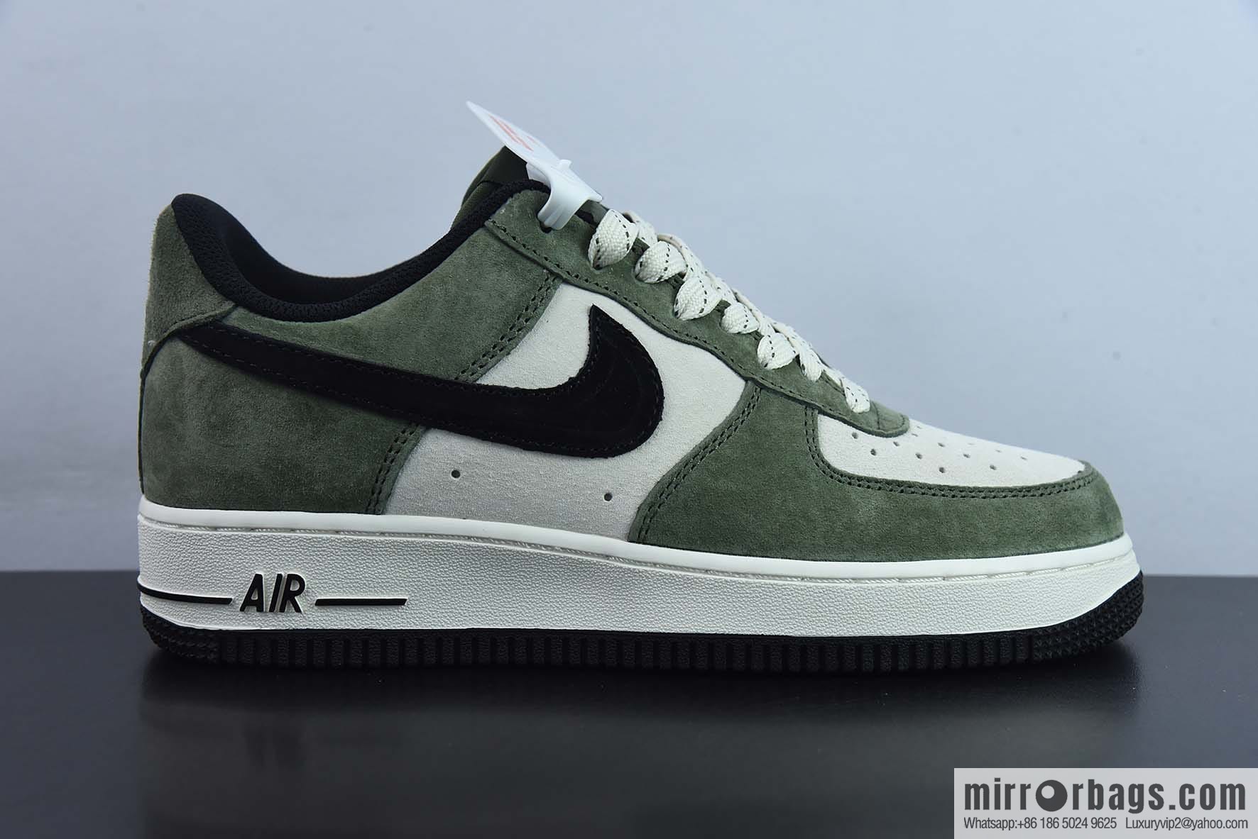 AKIRA × Nike Air Force 1 Low '07 Morandi green, suede, gypsy color scheme Air Force No. 1 low-top casual board shoes, item number: DI3966-023