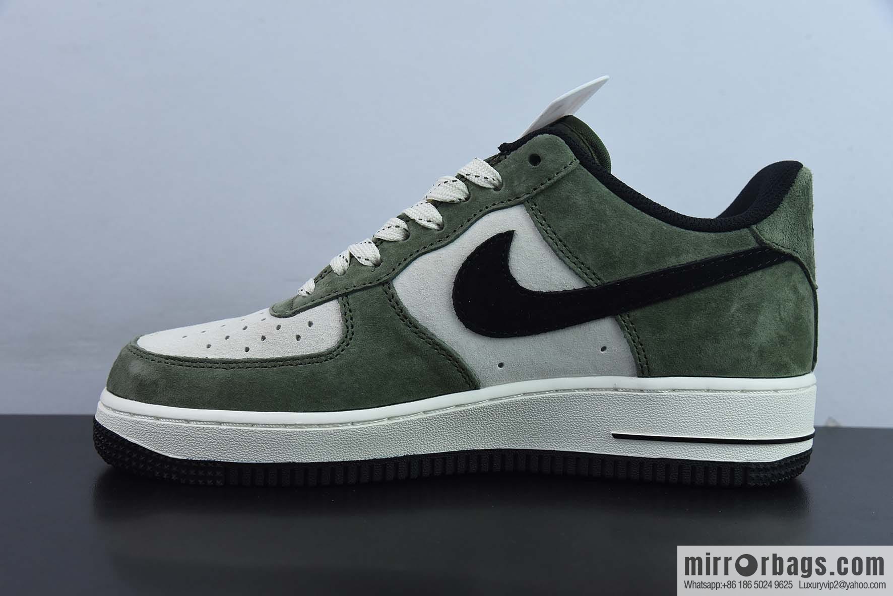 AKIRA × Nike Air Force 1 Low '07 Morandi green, suede, gypsy color scheme Air Force No. 1 low-top casual board shoes, item number: DI3966-023