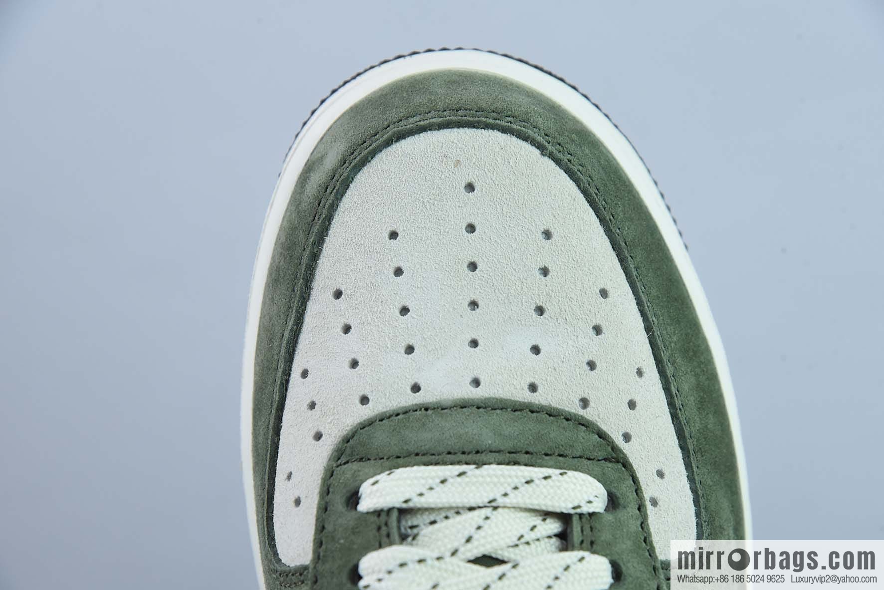 AKIRA × Nike Air Force 1 Low '07 Morandi green, suede, gypsy color scheme Air Force No. 1 low-top casual board shoes, item number: DI3966-023