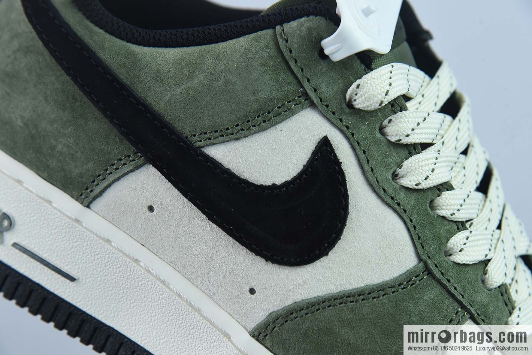 AKIRA × Nike Air Force 1 Low '07 Morandi green, suede, gypsy color scheme Air Force No. 1 low-top casual board shoes, item number: DI3966-023