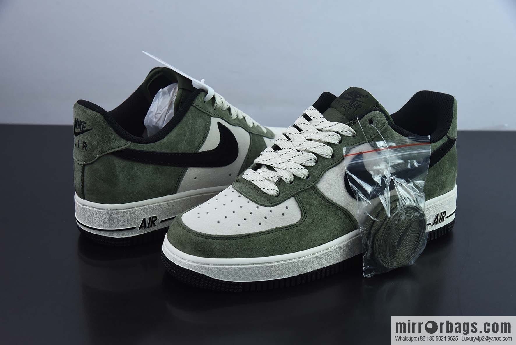 AKIRA × Nike Air Force 1 Low '07 Morandi green, suede, gypsy color scheme Air Force No. 1 low-top casual board shoes, item number: DI3966-023
