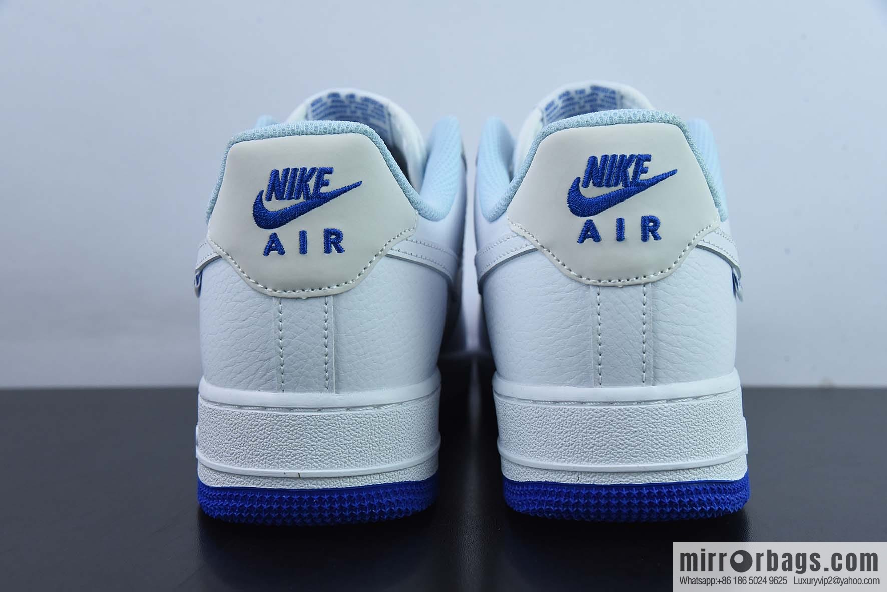 Nike Air Force 1 AF1 Air Force One/low-top, white gray blue, item number: FB1844-111
