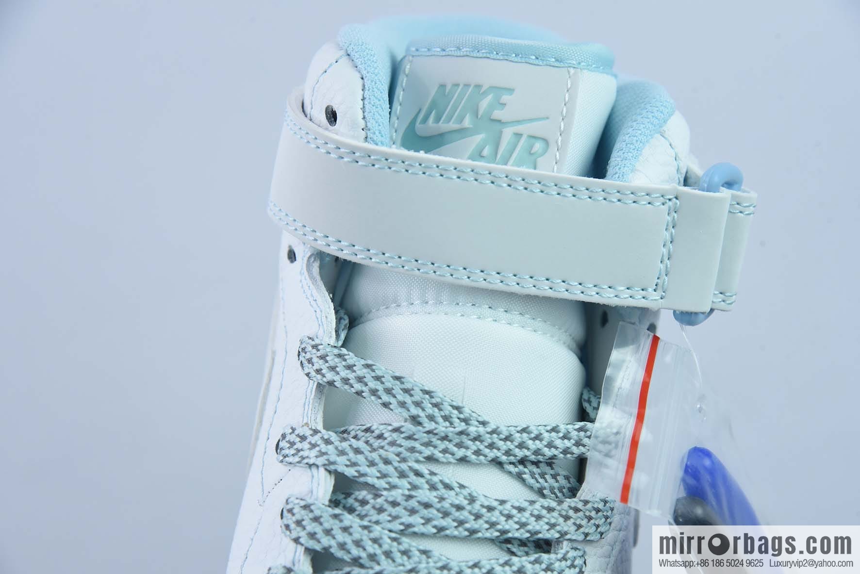 Nike Air Force 1 Mid Mark line Gypsy, ice blue color scheme Air Force No. 1 mid-help casual board shoes Item number: MK0619-255