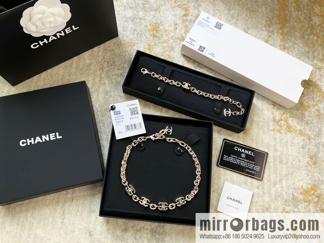 New ☑️ CHANEL Chanel double c bracelet necklace