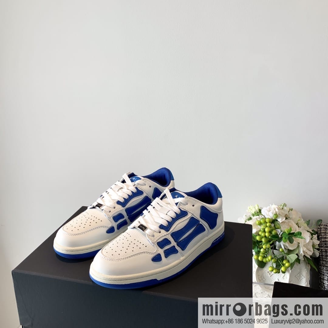 G03H4 AMIRI 21SS SKEL-TOP Bone Low Top