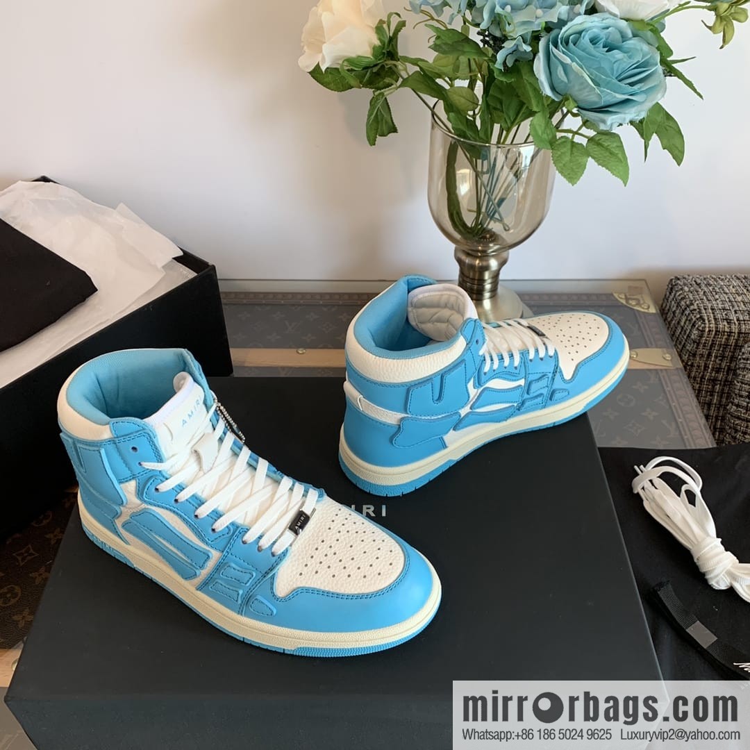 Handmade Unisex His & Hers high top bone shoes with double leather fit