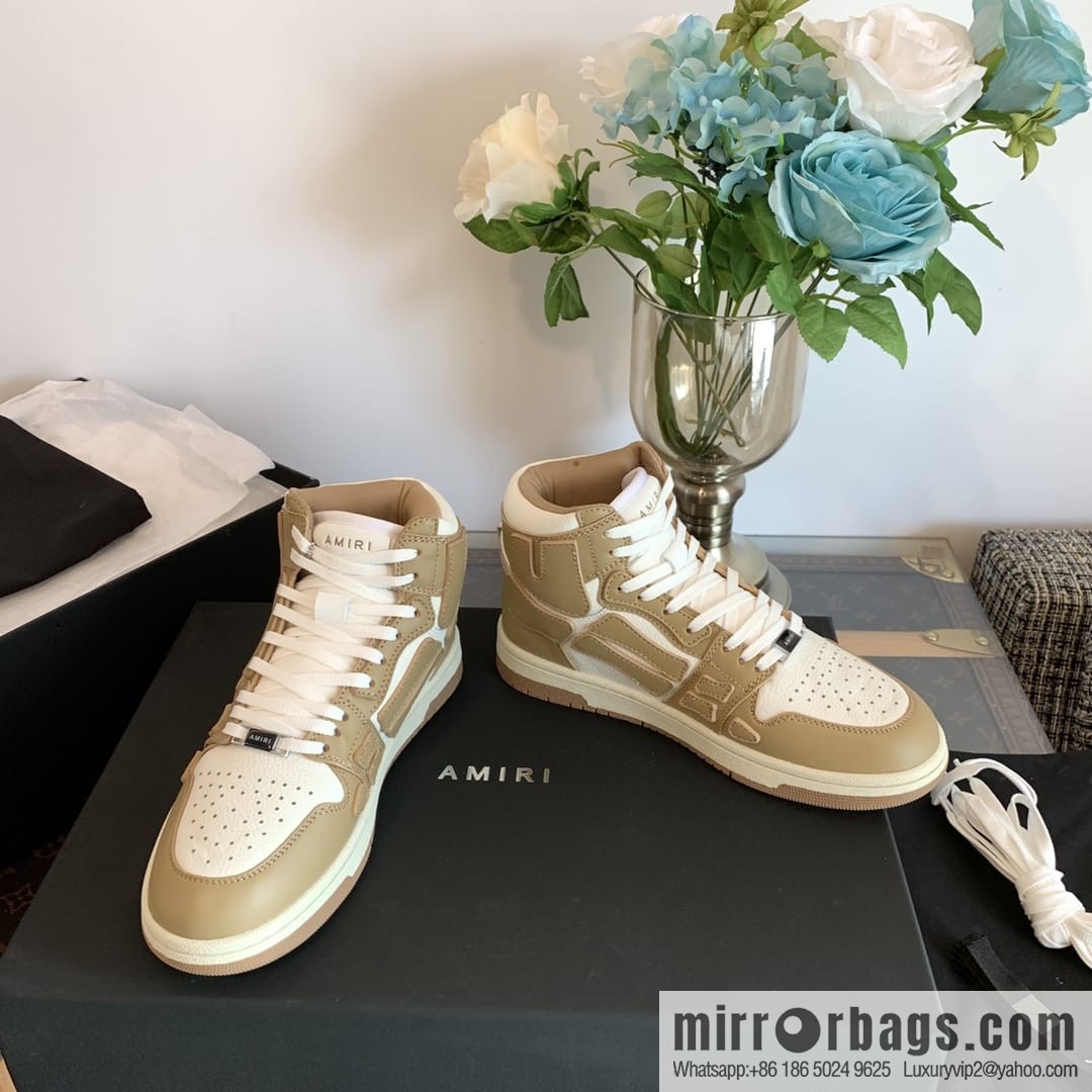 Handmade Unisex His & Hers high top bone shoes with double leather fit
