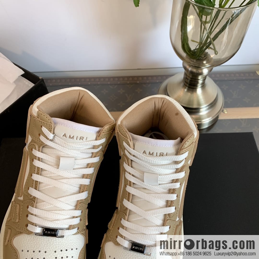 Handmade Unisex His & Hers high top bone shoes with double leather fit