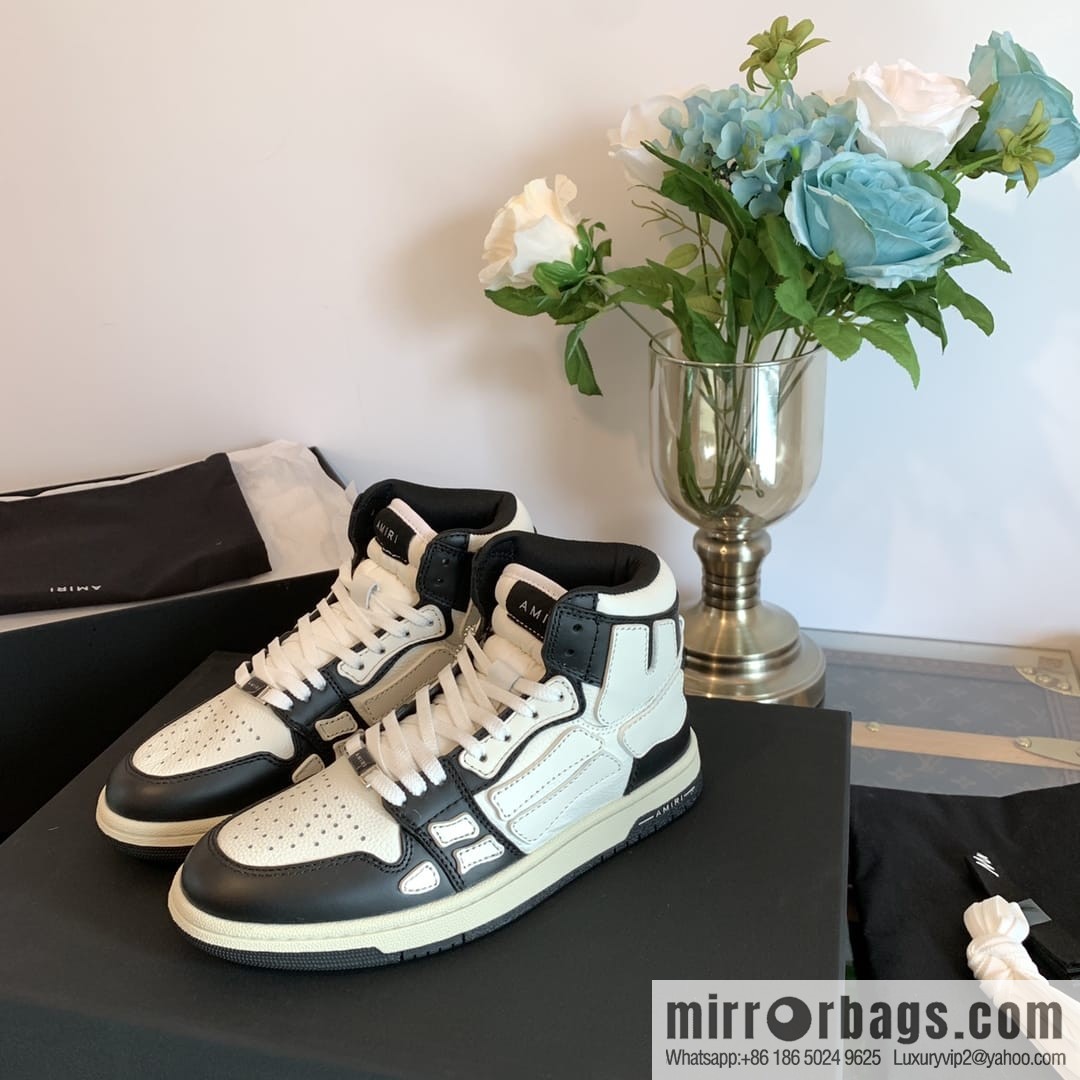 Handmade Unisex His & Hers high top bone shoes with double leather fit