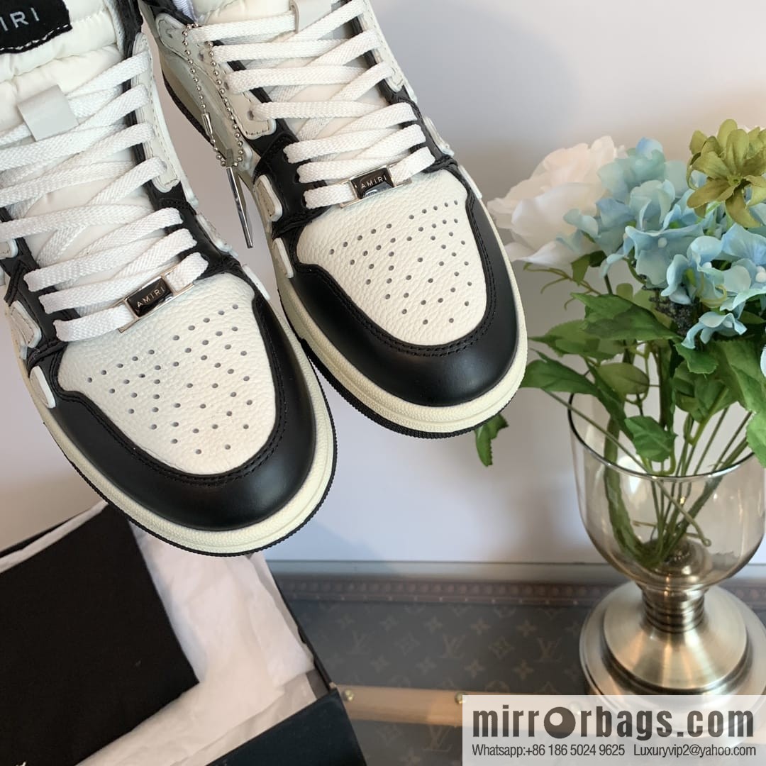Handmade Unisex His & Hers high top bone shoes with double leather fit