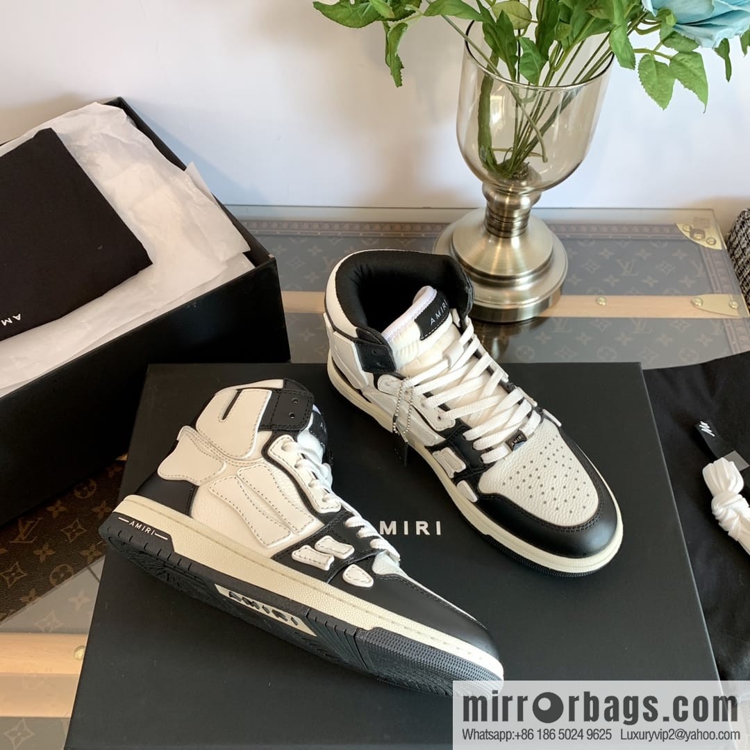 Handmade Unisex His & Hers high top bone shoes with double leather fit