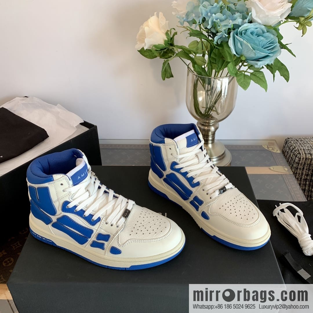 Handmade Unisex His & Hers high top bone shoes with double leather fit