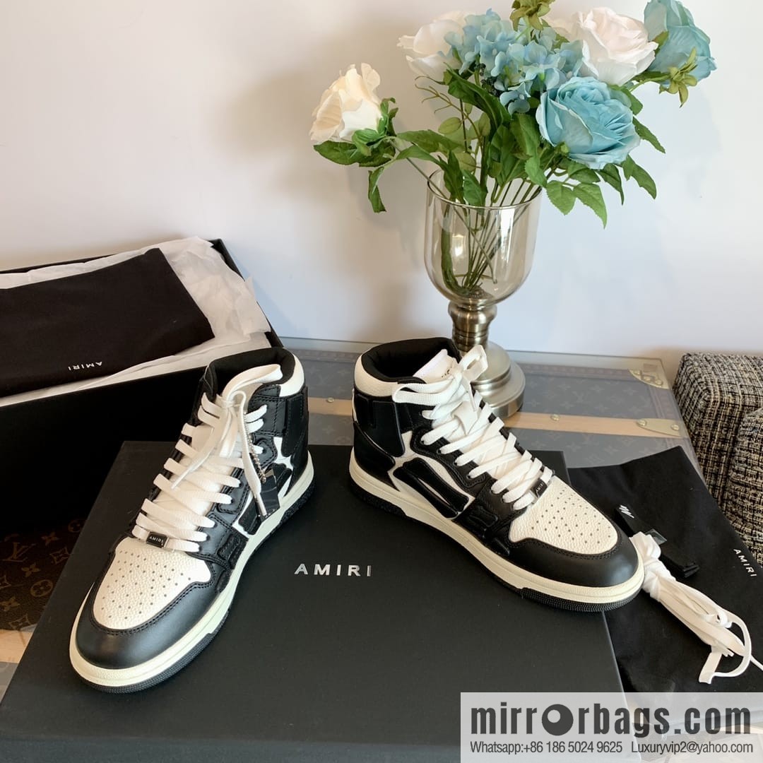 Handmade Unisex His & Hers high top bone shoes with double leather fit