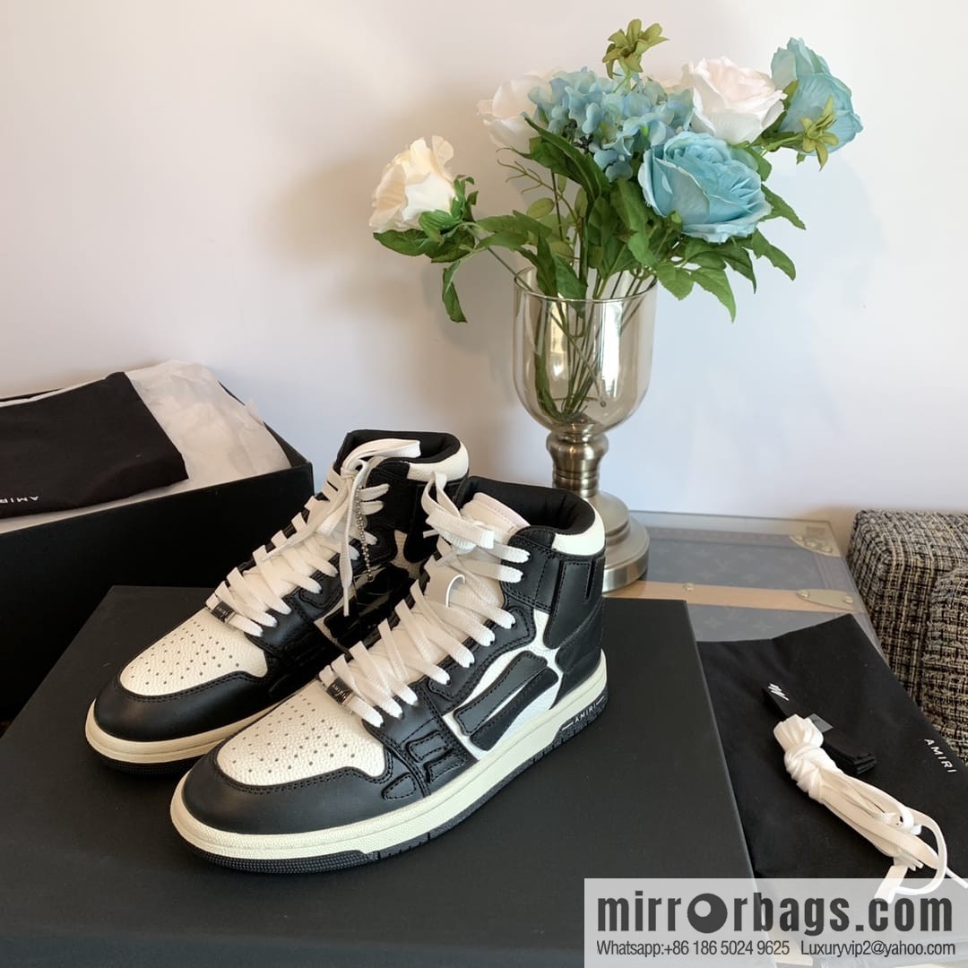 Handmade Unisex His & Hers high top bone shoes with double leather fit