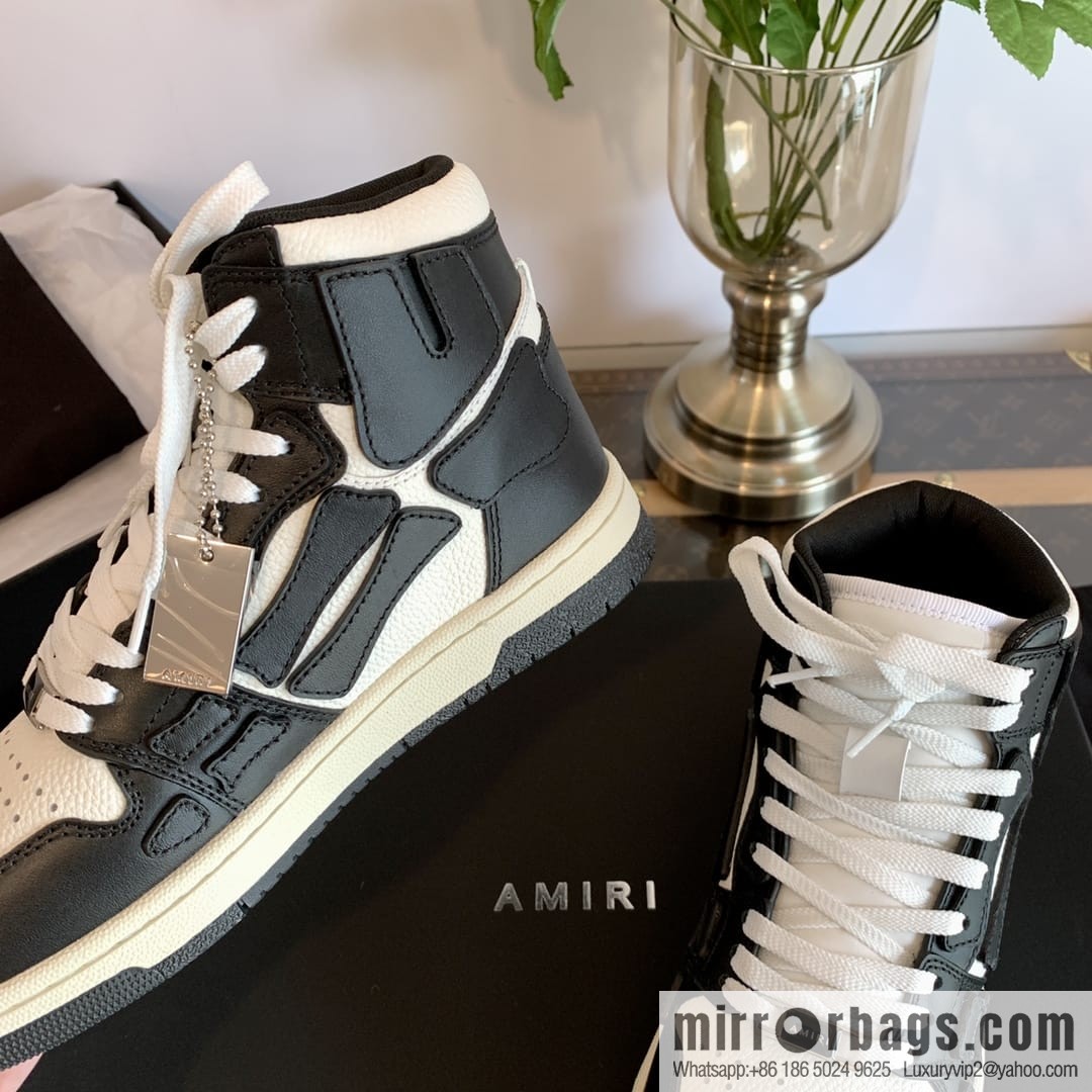 Handmade Unisex His & Hers high top bone shoes with double leather fit