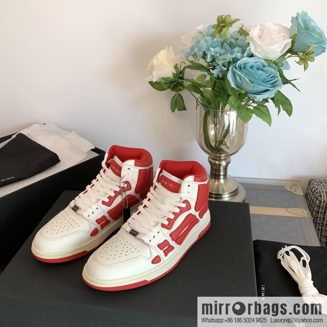 Handmade Unisex His & Hers high top bone shoes with double leather fit