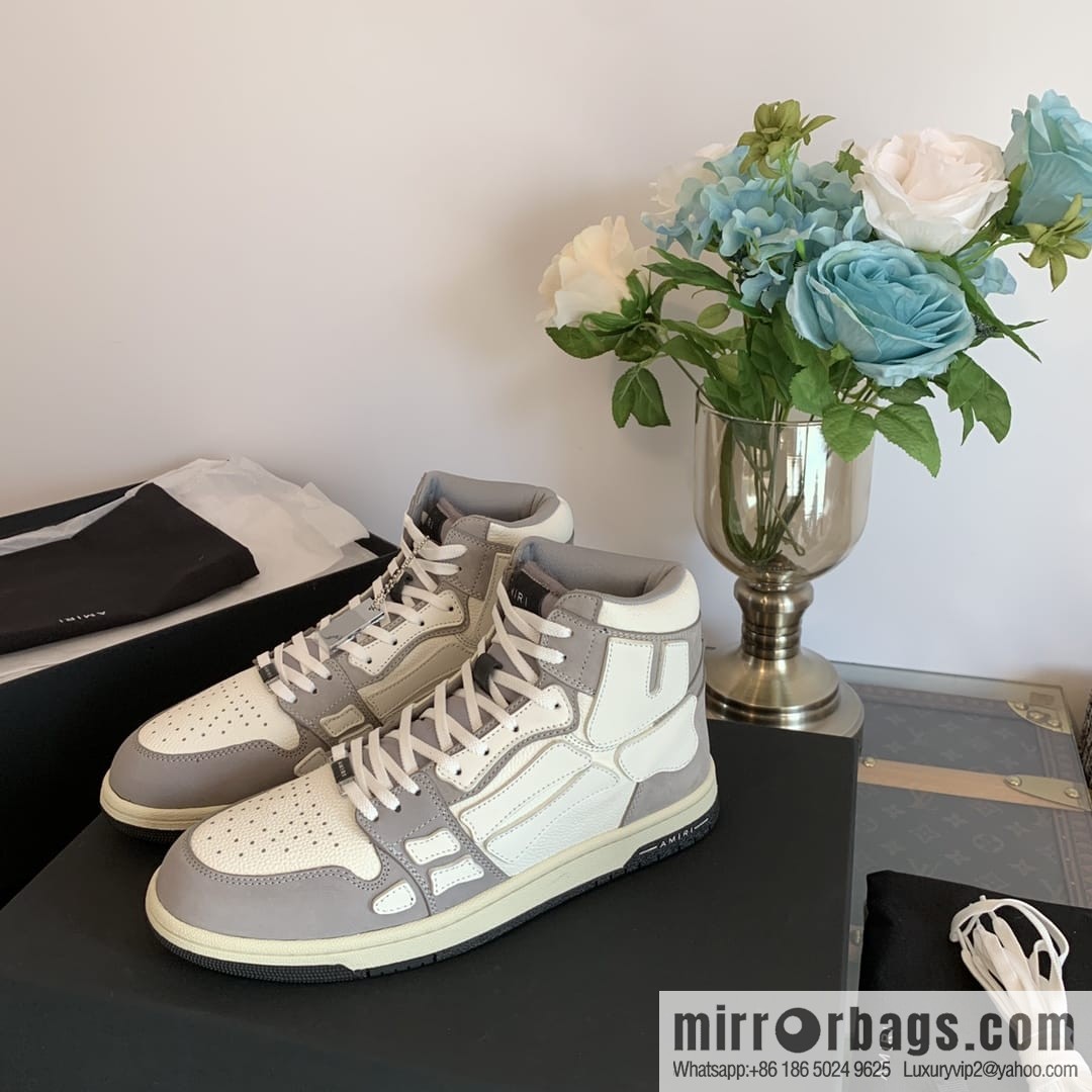 Handmade Unisex His & Hers high top bone shoes with double leather fit