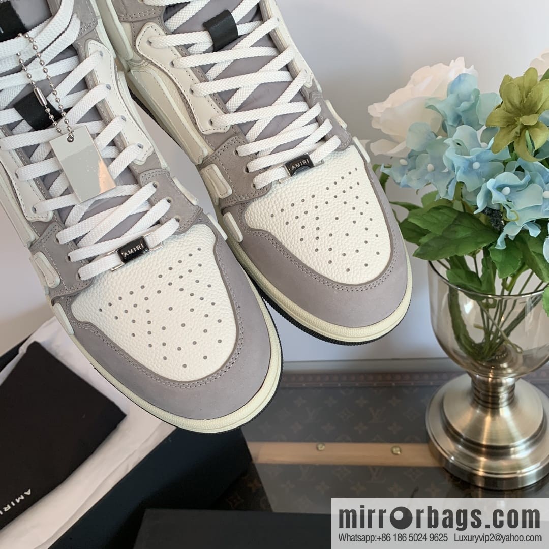 Handmade Unisex His & Hers high top bone shoes with double leather fit