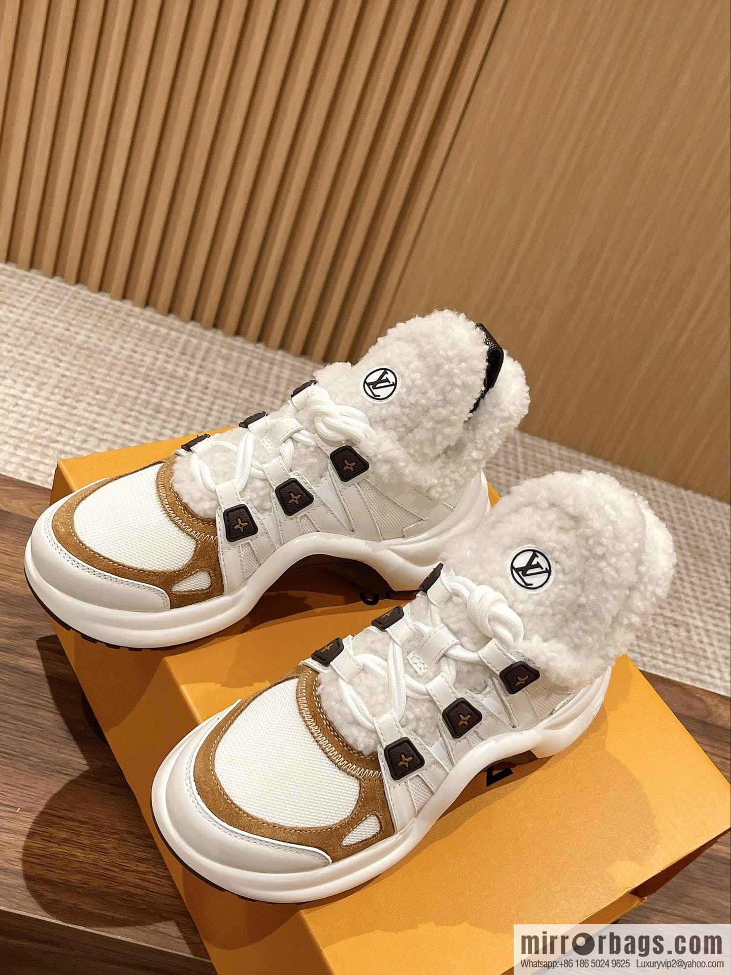 LV/Louis Vuitton donkey brand official website leisure sports dad shoes