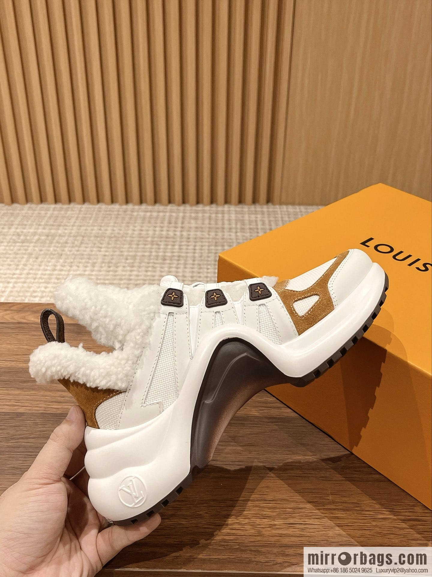 LV/Louis Vuitton donkey brand official website leisure sports dad shoes